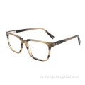 Square Full Rim Vintage Fancy Stylish Unisex Metal Acetat Spektakel Rahmen Brillen Brillen